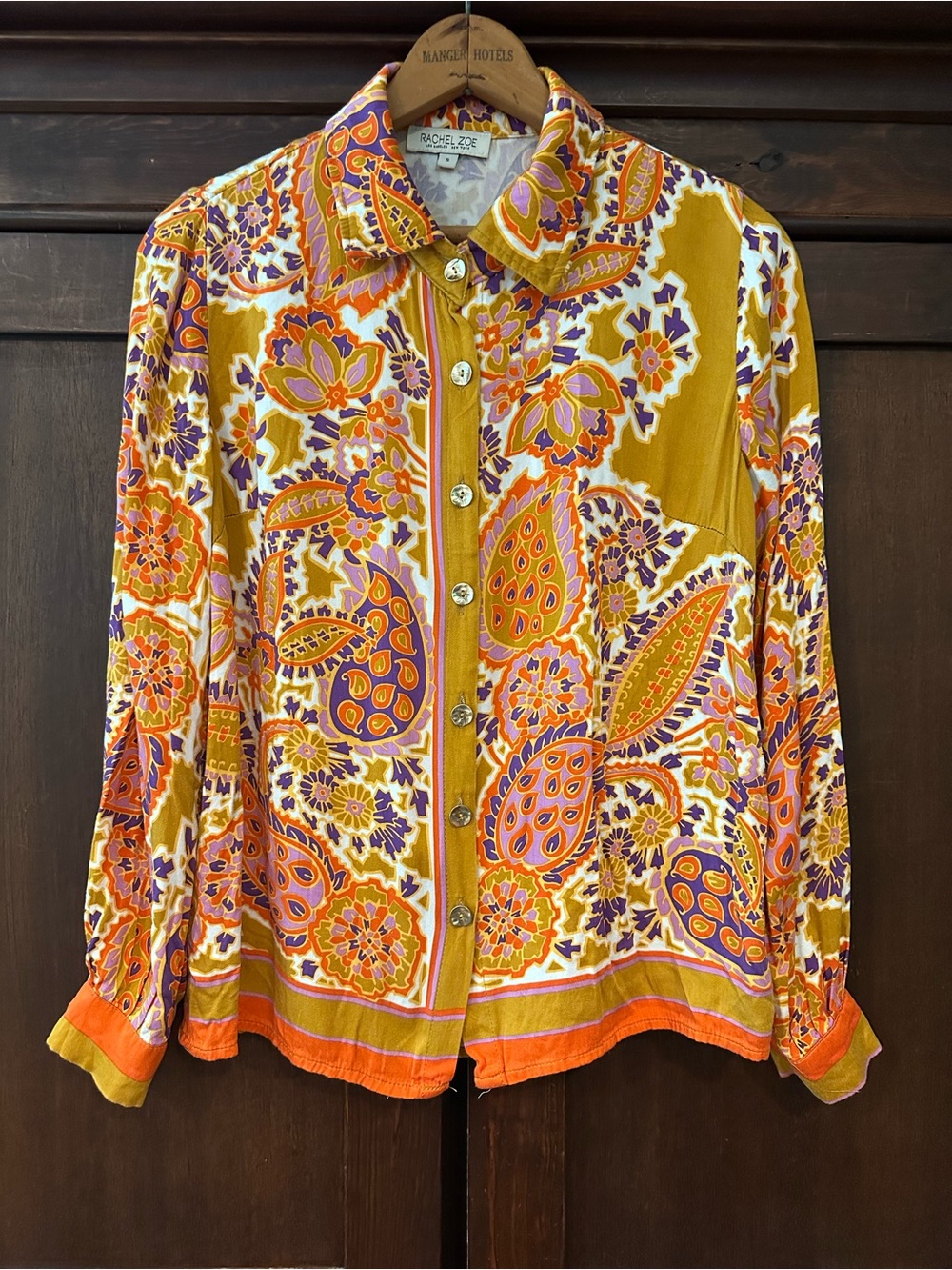 Rachel Zoe • women’s button down shirt • blouse • top